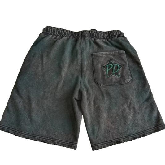 Lost at Sea Acid Wash Shorts